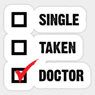 Doctoral Dating v2 Sticker